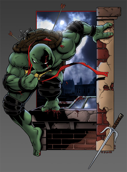 Raphael — выдуманный персонаж, один из Черепашек-ниндзя. - Трейлеры