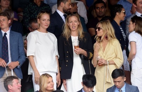 Звезды посетили теннисный турнир Уимблдон