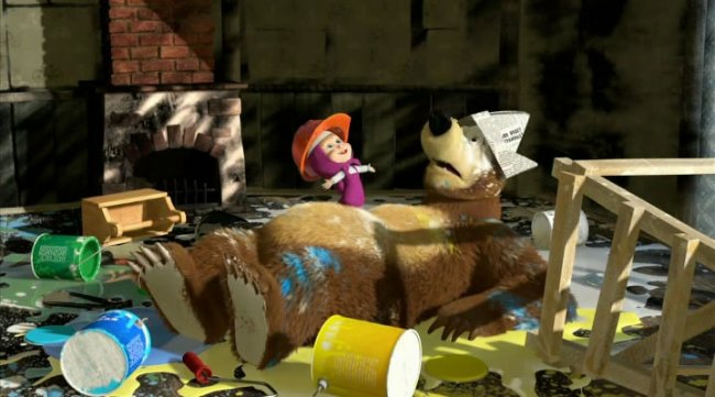 Маша и медведь "Осторожно, ремонт!" 26 серия - Трейлеры