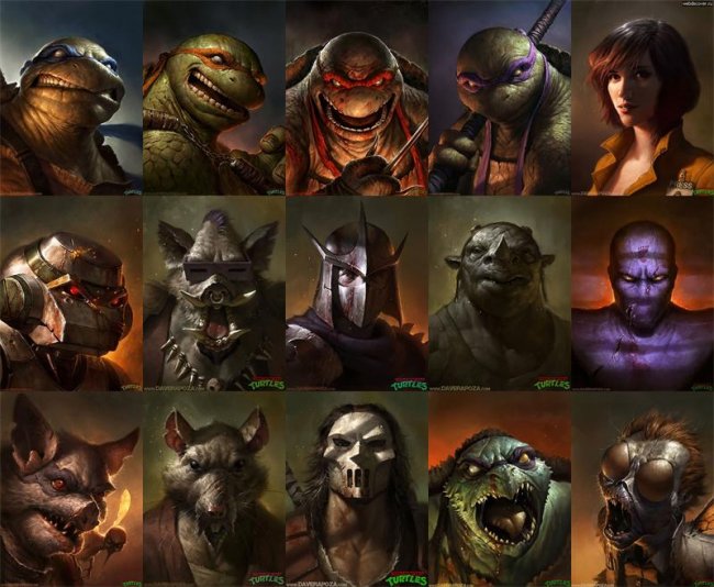 Черепашки ниндзя - великолепная четверка - Трейлеры