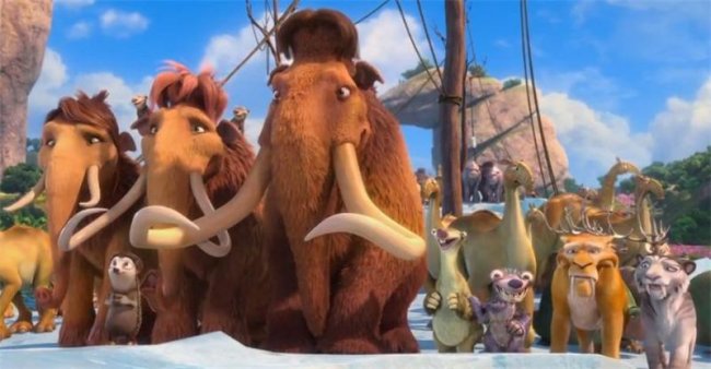 Кадр из мультфильма "Ледниковый период" - Трейлеры