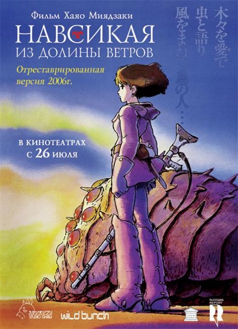 Навсикая из Долины ветров (1984). Лучшие мультфильмы Миядзаки Хаяо - Трейлеры