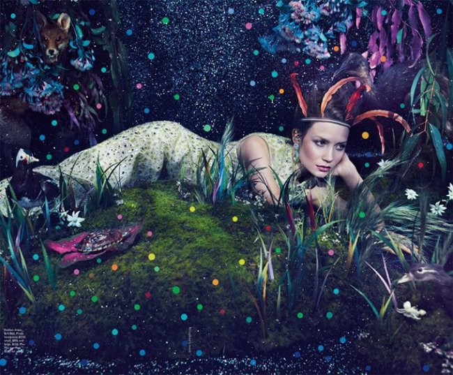 Фотосессия Мии Васиковской для журнала Vogue Australia - Актрисы