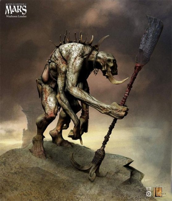 Warhoons - жители планеты Barsoom (Марс). - Трейлеры