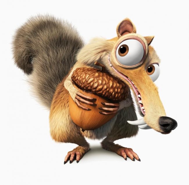 Скрат (англ. Scrat)-саблезубая белка - Трейлеры