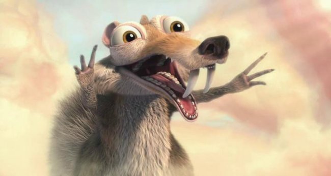 Скрат (англ. Scrat)-саблезубая белка - Трейлеры