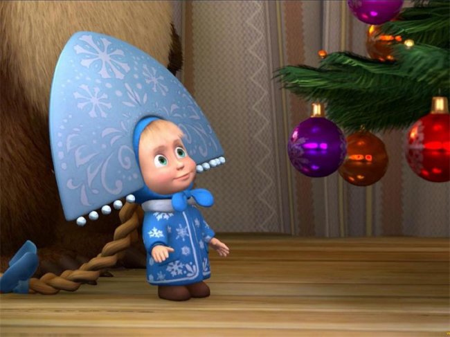 Маша и Медведь "Раз, два, три! Ёлочка, гори!" 3 серия - Трейлеры