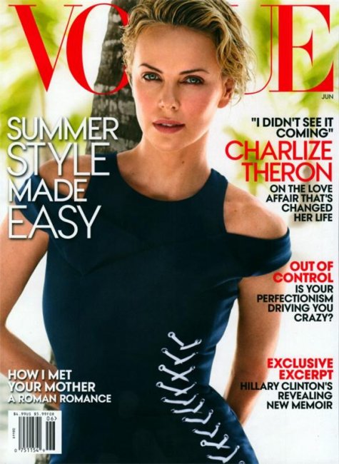 Шарлиз Терон в Vogue US 2014 - Биографии