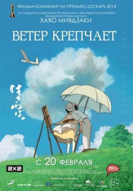 Ветер крепчает(2013). Лучшие мультфильмы Миядзаки Хаяо - Трейлеры