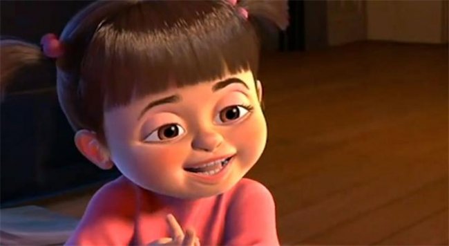 Персонаж мультфильма "Корпорация Монстров" - девочка Бу - Трейлеры