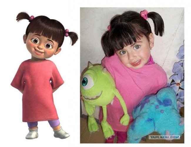 Персонаж мультфильма "Корпорация Монстров" - девочка Бу - Трейлеры