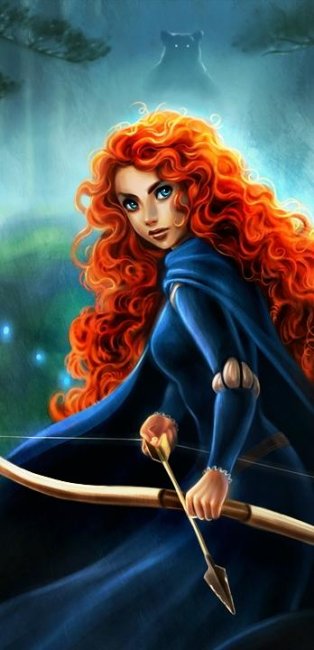 Мерида - мультипликационный персонаж - Трейлеры