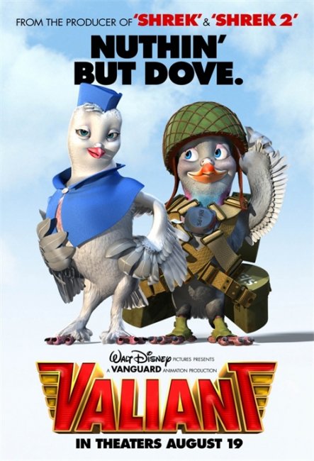 Мультфильм "Вэлиант Пернатый спецназ" (Valiant) - Трейлеры