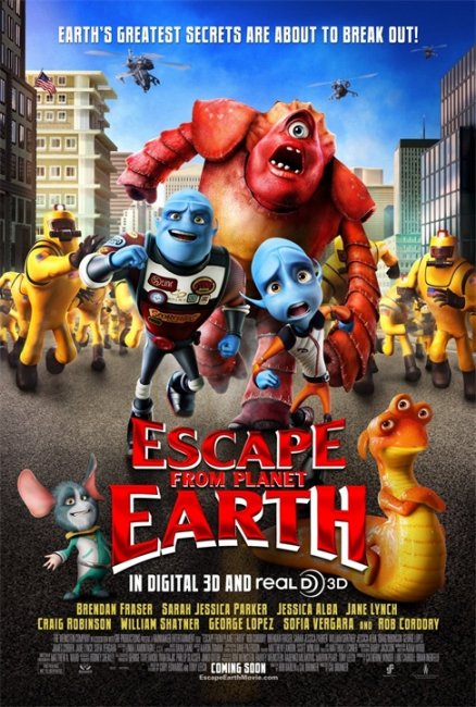 Мультфильм "Побег с планеты Земля / Escape from Planet Earth" (2013) - Трейлеры