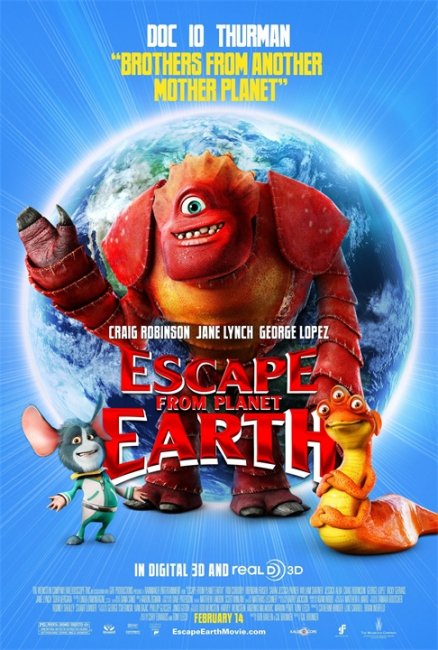 Побег с планеты Земля / Escape from Planet Earth (2013) - Трейлеры