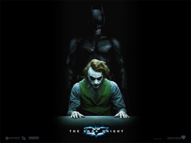 Постеры с Джокером ( Хит Леджер ) из фильма Dark Knight - Трейлеры