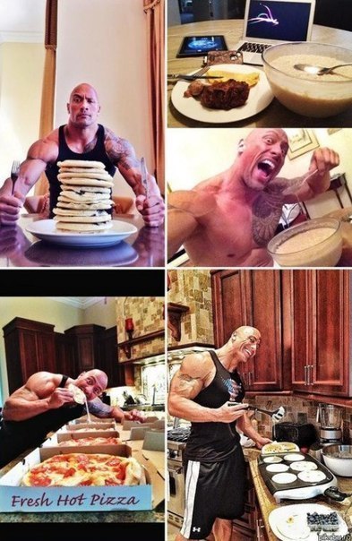 Смешные фотографии с Дуэйном Джонсоном - Биографии