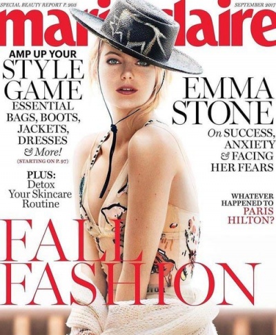 Эмма Стоун украсила обложку Marie Claire