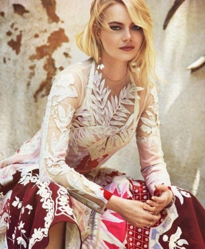 Эмма Стоун украсила обложку Marie Claire