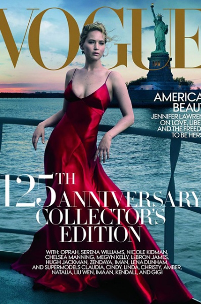 Дженнифер Лоуренс в необычном образе снялась для глянца