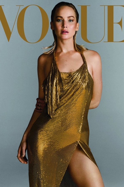 Дженнифер Лоуренс в необычном образе снялась для глянца