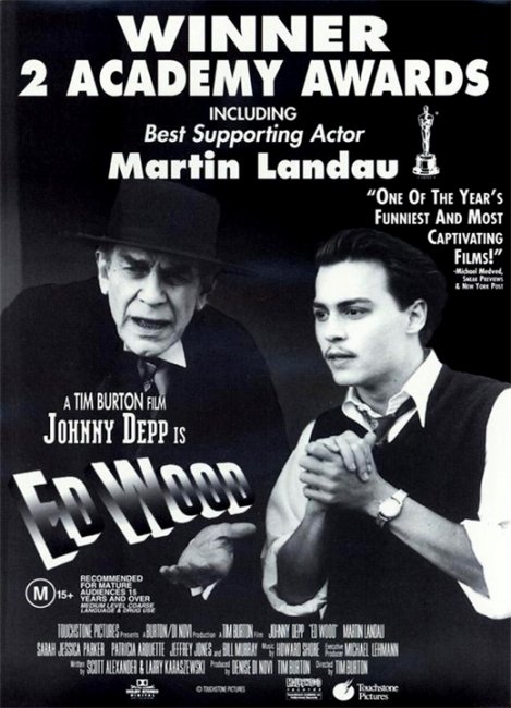 Эд Вуд / Ed Wood (1994) - Трейлеры