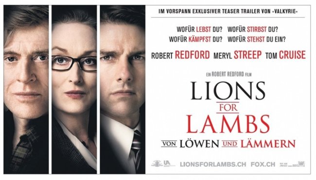 Львы для ягнят (2007) - Трейлеры