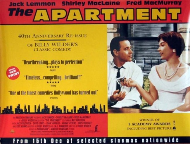 Фильм "Квартира"/The Apartment (1960) - Трейлеры