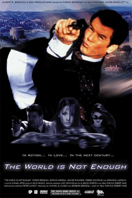 И целого мира мало — девятнадцатый фильм «бондианы», 1999 года. - Трейлеры