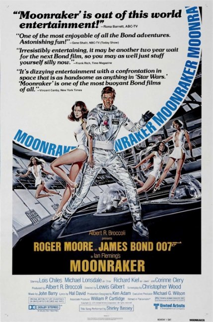 Лунный гонщик — одиннадцатый фильм «бондианы», 1979 года. - Трейлеры
