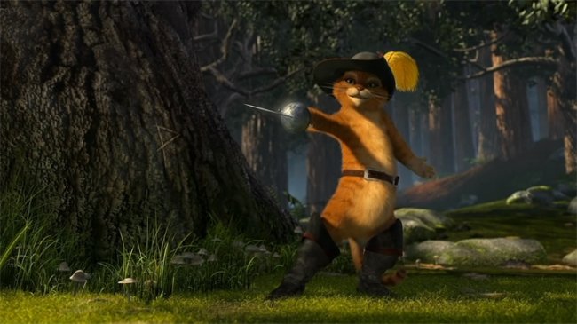 Кот из Шрека - Трейлеры