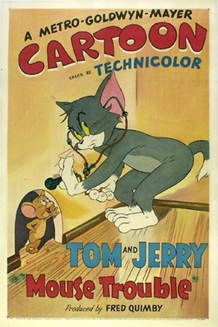 ОСКАР. 1945 Лучший корот. анимац. фильм. Неуловимый мышонок (Mouse Trouble) - Трейлеры