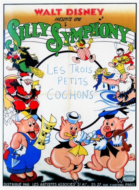 ОСКАР. 1934 Лучший короткометражный анимационный фильм. Три маленьких поросенка (Three Little Pigs) - Трейлеры