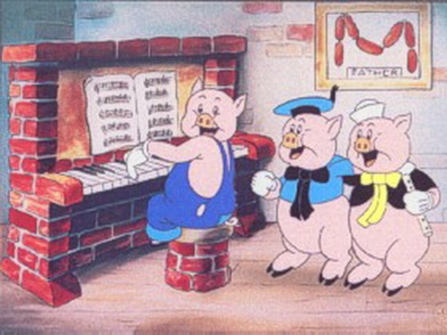 ОСКАР. 1934 Лучший короткометражный анимационный фильм. Три маленьких поросенка (Three Little Pigs) - Трейлеры