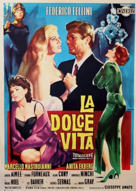 "Сладкая жизнь"/ "La dolce vita" (1960) - Трейлеры