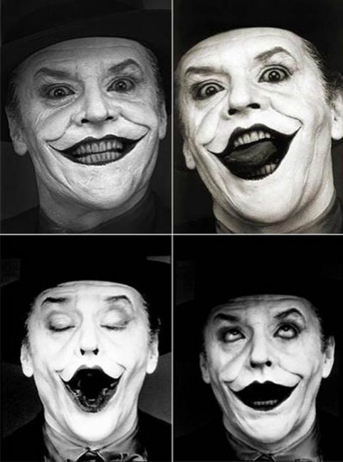 Джек Николсон в зловещем образе Джокера из истории о Бэтмене - Биографии