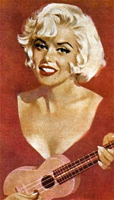 Портрет Мерлин Монро. - Актрисы