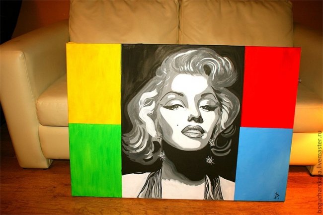 Портрет Мерлин Монро. - Актрисы