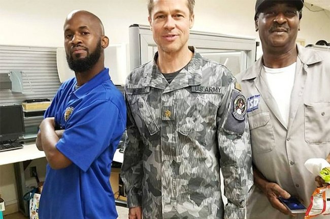 Брэд Питт на съемках фильма про космонавта-аутиста