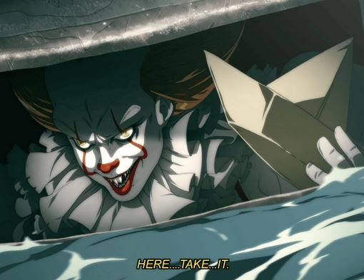 Пеннивайз из "Оно" стал героем аниме