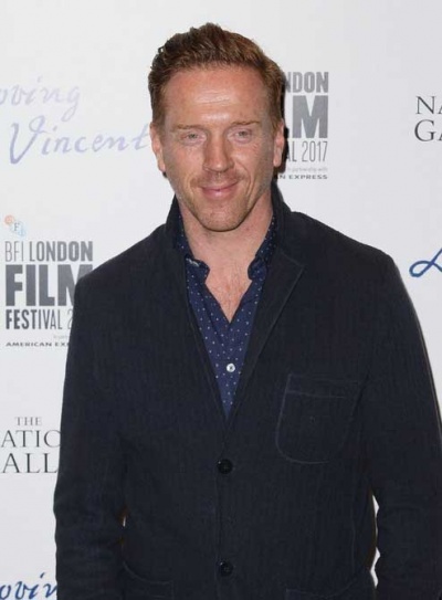 Дэмиен Льюис и Дуглас Бут на премьере "С любовью, Винсент" в Лондоне