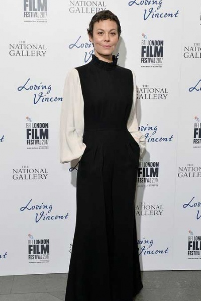 Дэмиен Льюис и Дуглас Бут на премьере "С любовью, Винсент" в Лондоне