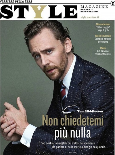 Том Хиддлстон в фотосессии для Style Magazine