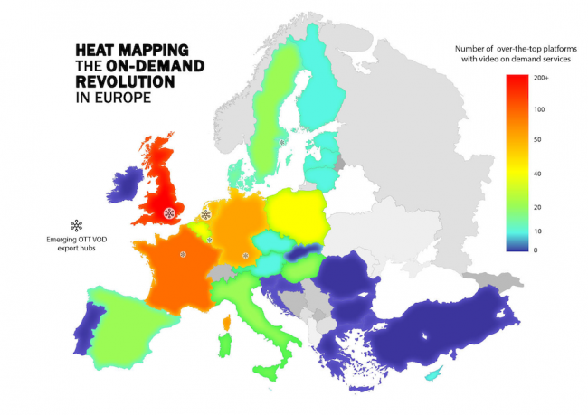 Великобритания – лидер по экспорту OTT-услуг в Европе