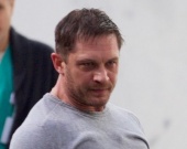 Том Харди на съемках "Венома"